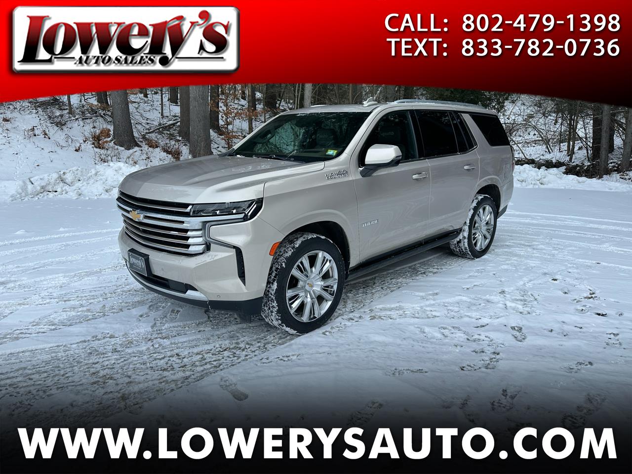 2021 Chevrolet Tahoe 4WD 4dr High Country