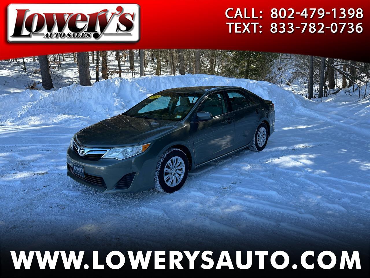 2013 Toyota Camry 4dr Sdn I4 Auto XLE (Natl)