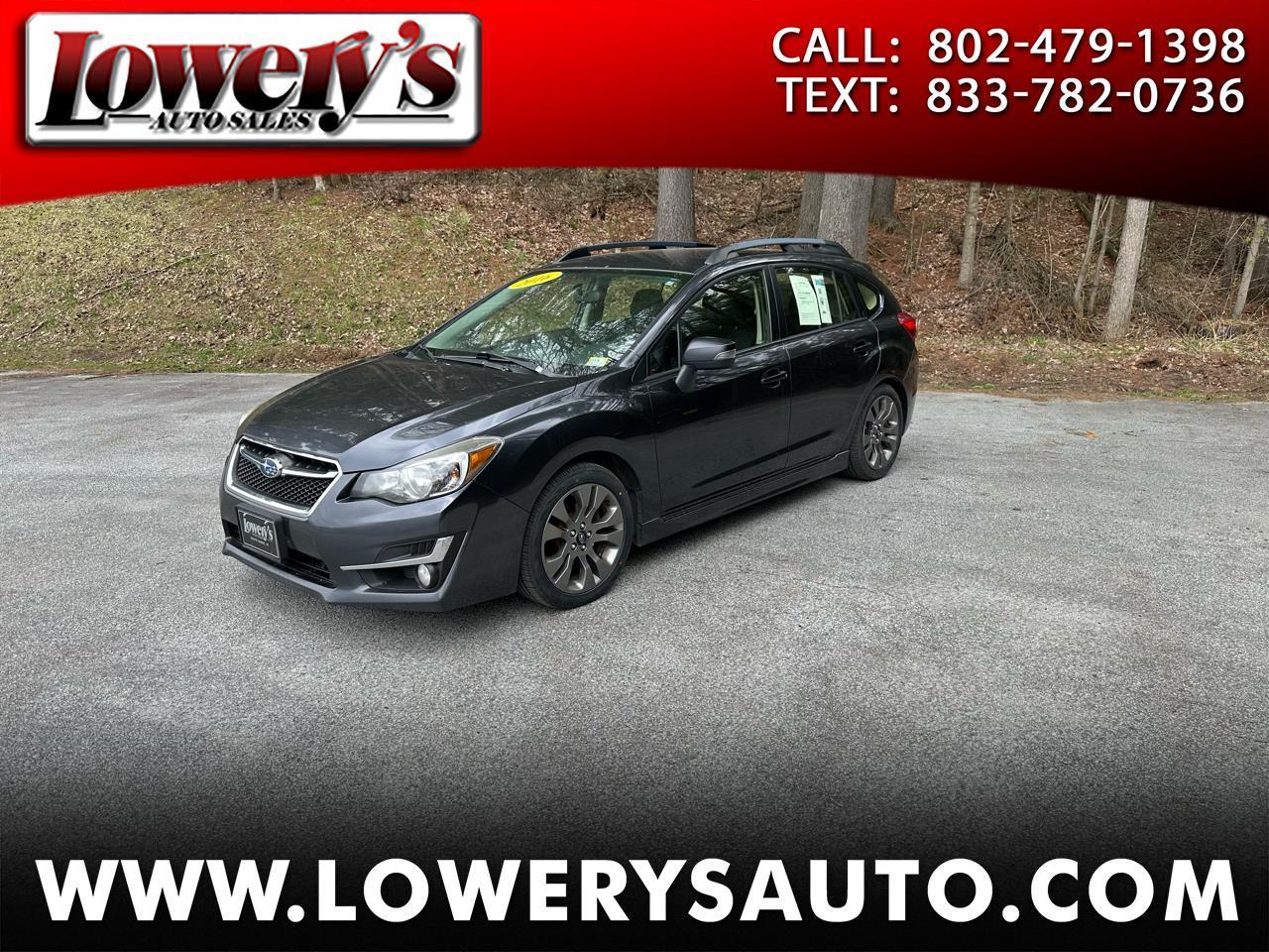 Subaru Impreza Wagon 5dr CVT 2.0i Sport Premium 2016