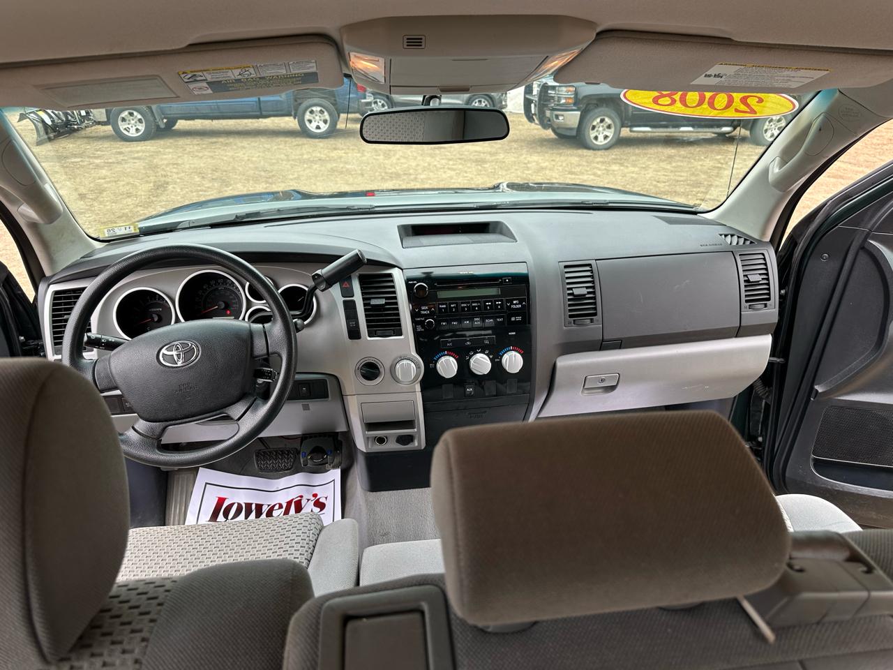 Toyota Tundra 4WD Truck Dbl 5.7L V8 6-Spd AT (Natl) 2008