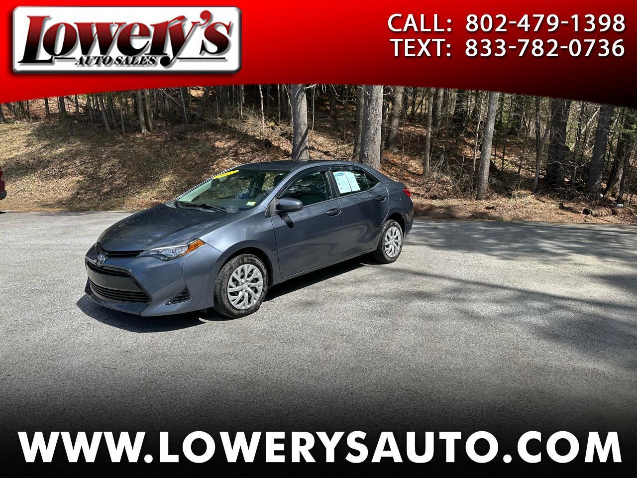 Toyota Corolla 4dr Sedan LE Auto 2017