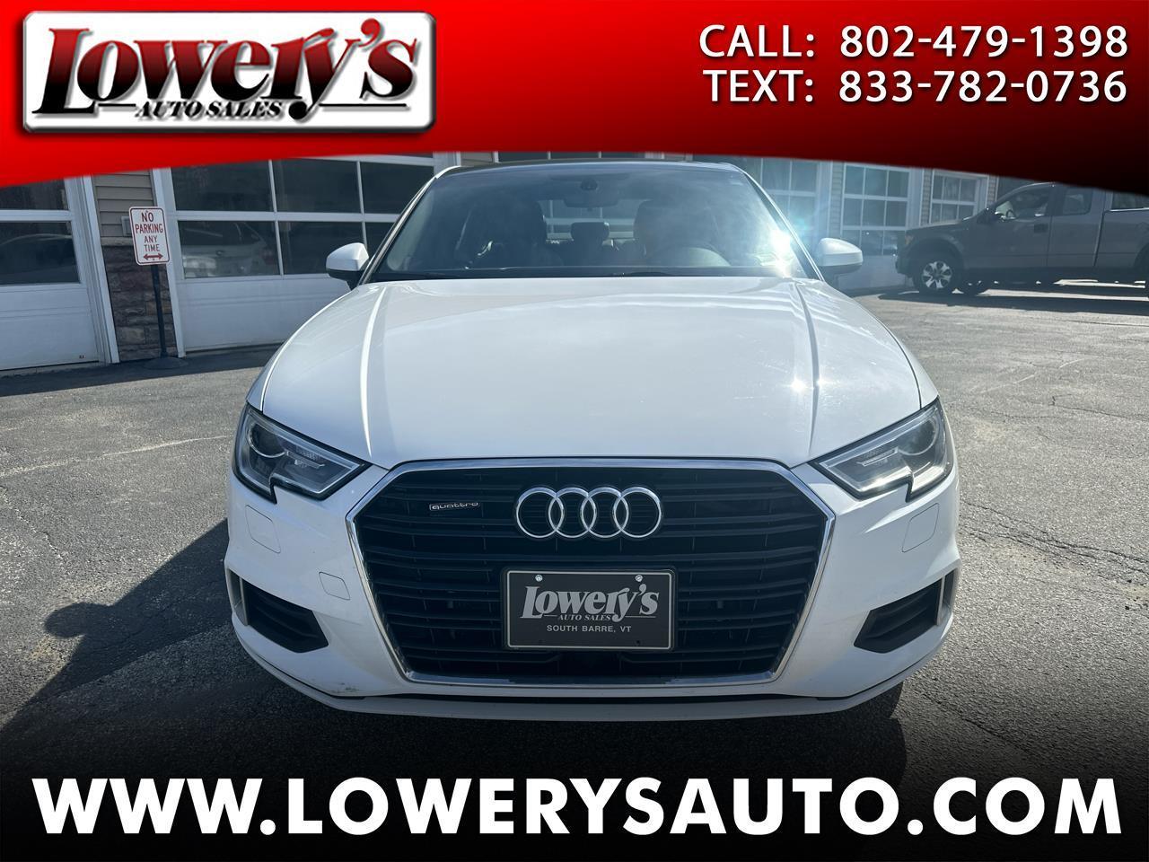 2018 Audi A3 Sedan 2.0 TFSI Tech Premium quattro AWD