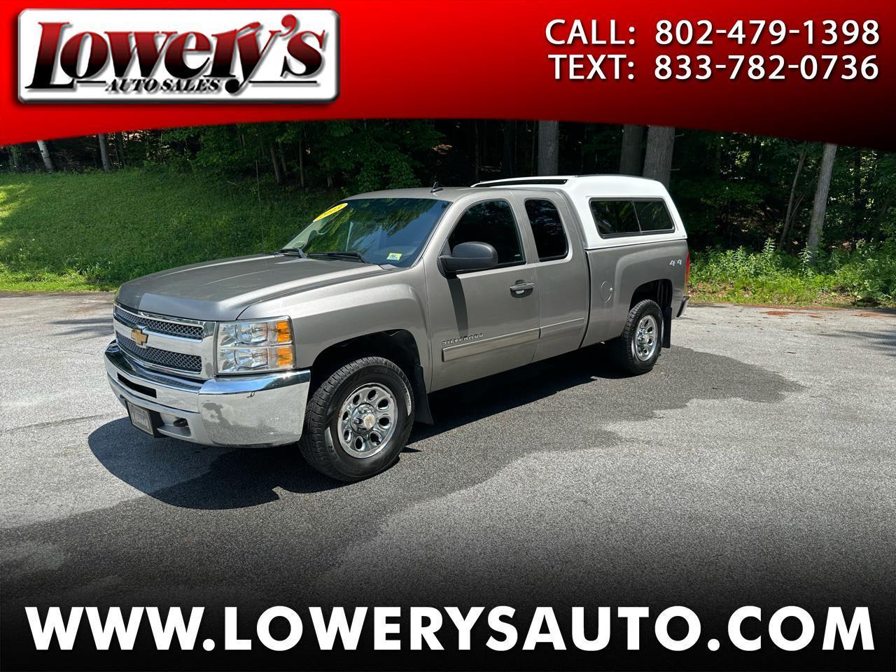 2013 Chevrolet Silverado 1500 4WD Ext Cab 143.5" LT