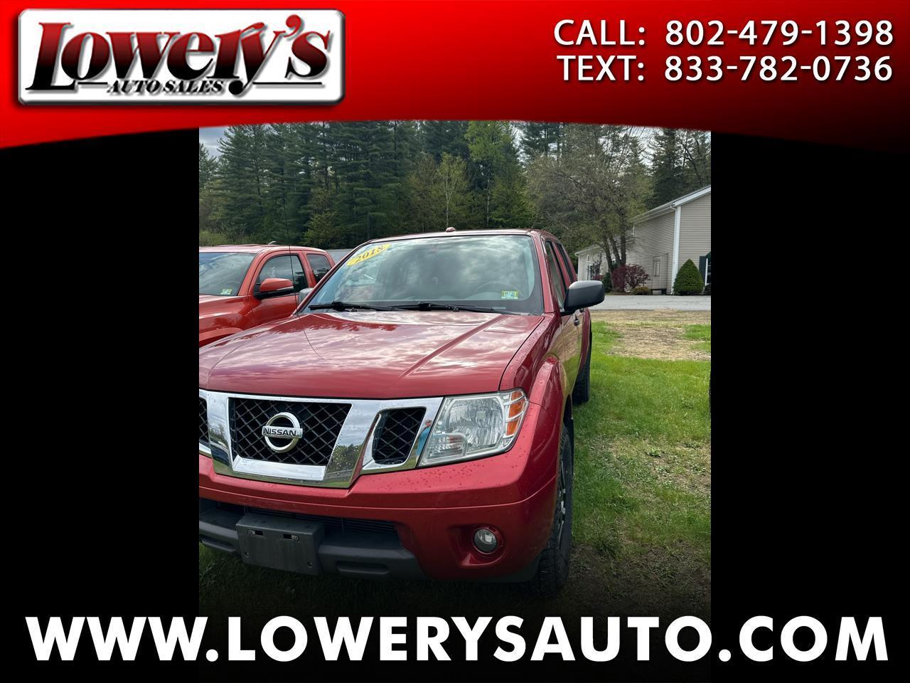 Nissan Frontier Crew Cab 4x4 SV V6 Auto 2018