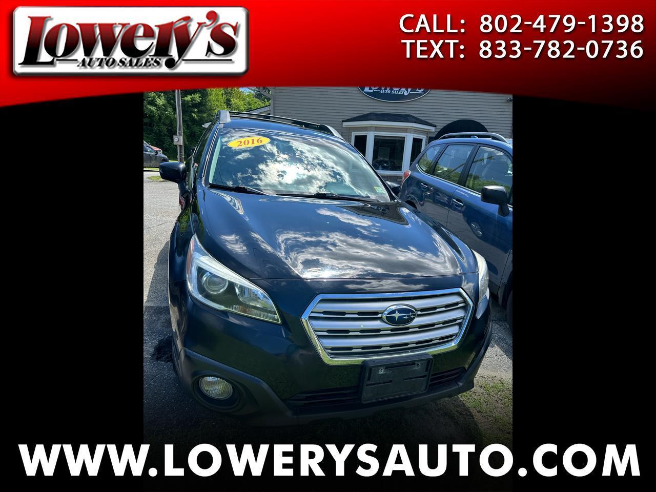 Subaru Outback 4dr Wgn 2.5i Premium PZEV 2016