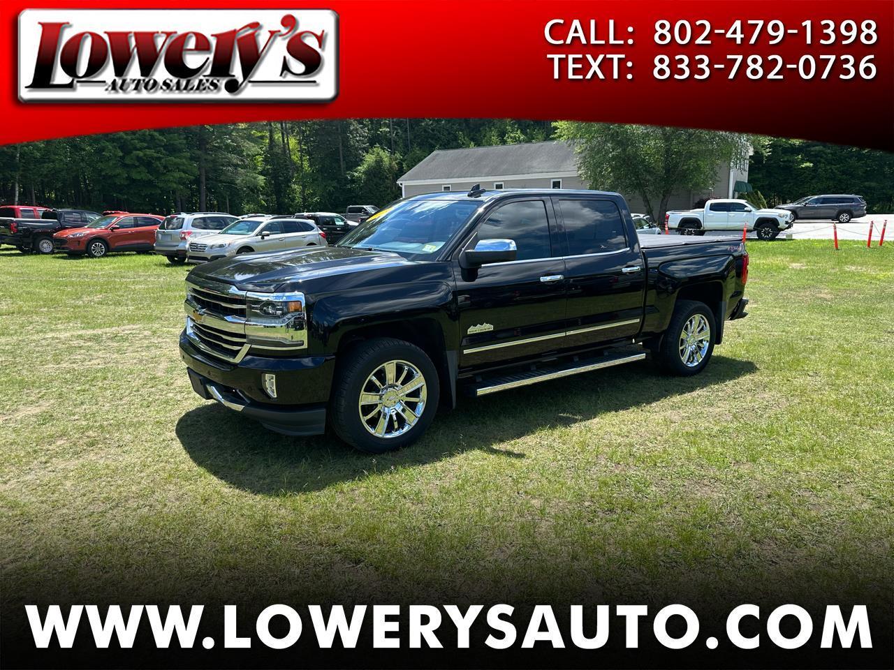 2018 Chevrolet Silverado 1500 4WD Crew Cab 143.5" High Country