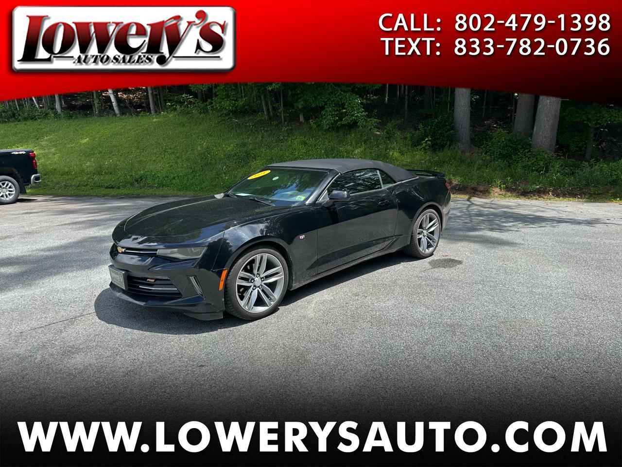 2018 Chevrolet Camaro 2dr Conv 1LT
