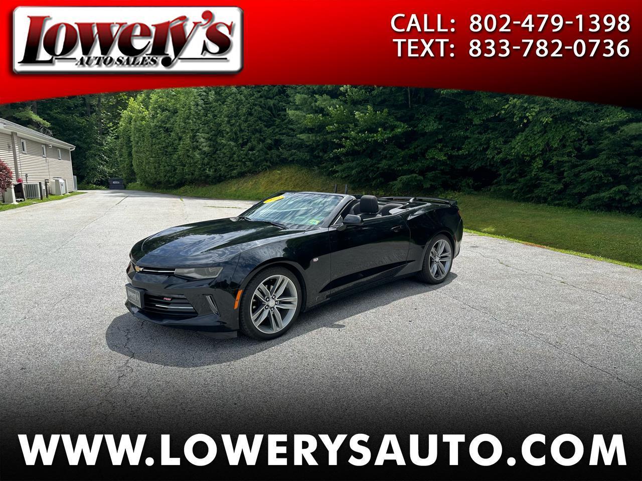 2018 Chevrolet Camaro 2dr Conv 1LT