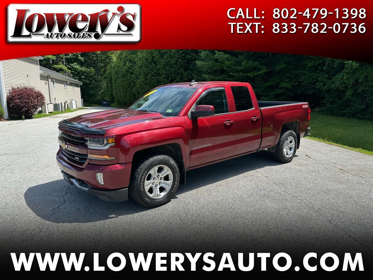 2016 Chevrolet Silverado 1500 4WD Double Cab 143.5" LT w/2LT