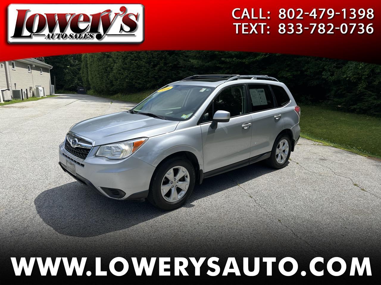 Subaru Forester 4dr Man 2.5i Premium PZEV 2016