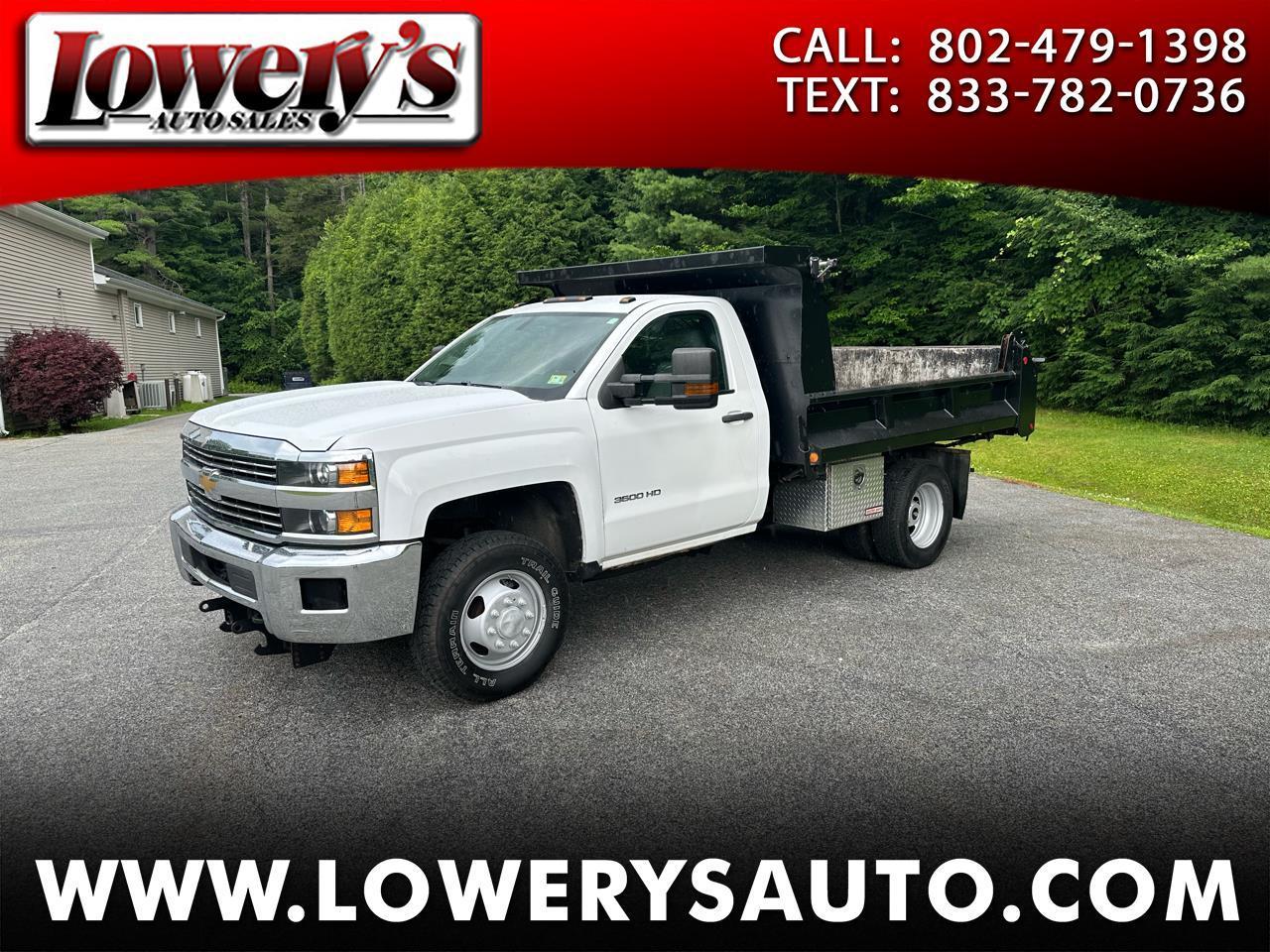 2018 Chevrolet Silverado 3500HD 4WD Reg Cab 137.5" WB, 59.06" CA WT