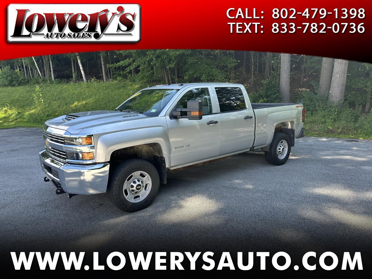 2018 Chevrolet Silverado 2500HD 4WD Crew Cab 153.7" Work Truck