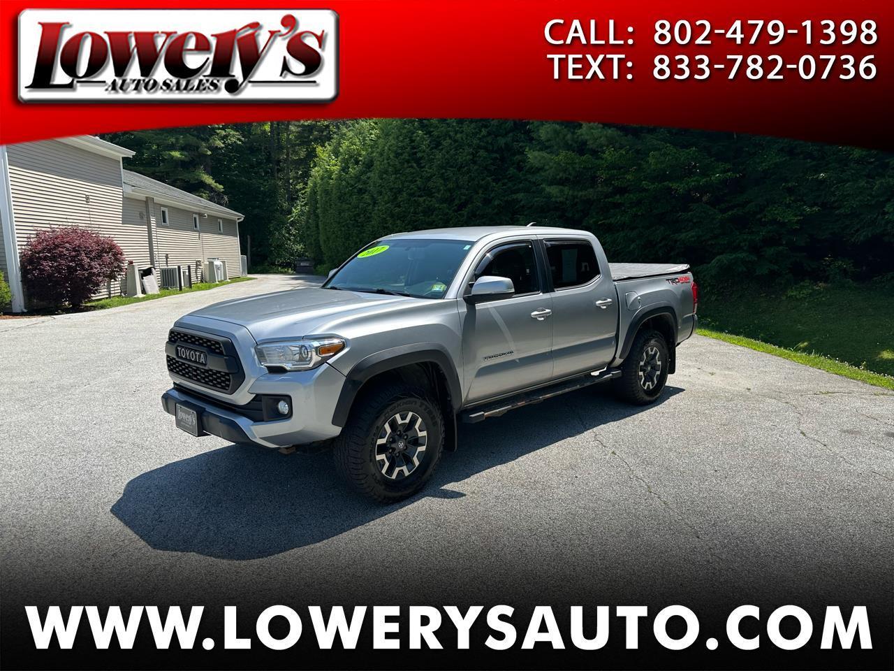 Toyota Tacoma 4WD Double Cab V6 MT TRD Off Road (Natl) 2017