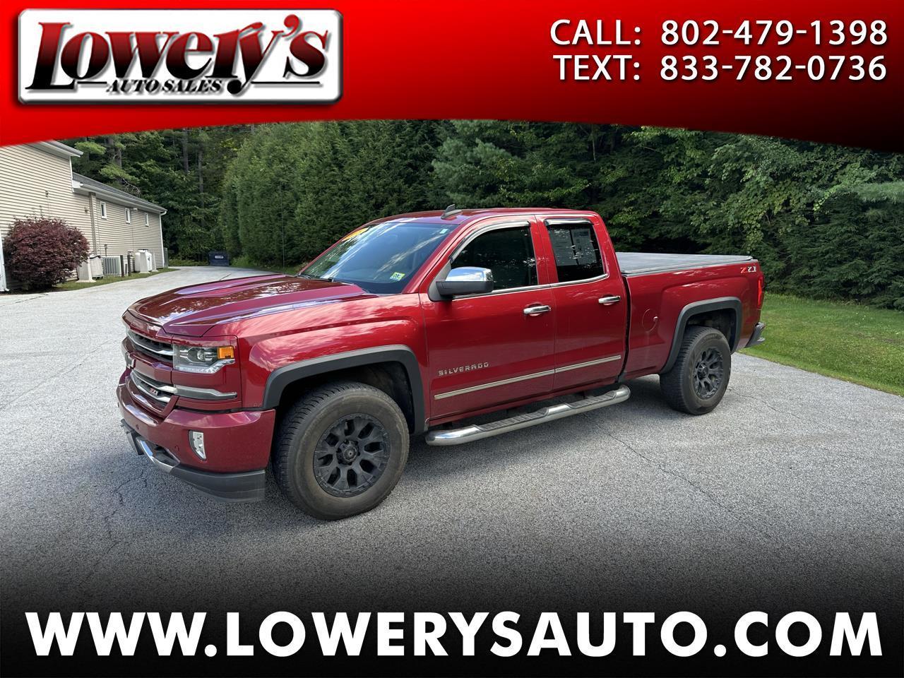 2018 Chevrolet Silverado 1500 4WD Double Cab 143.5" LTZ w/2LZ