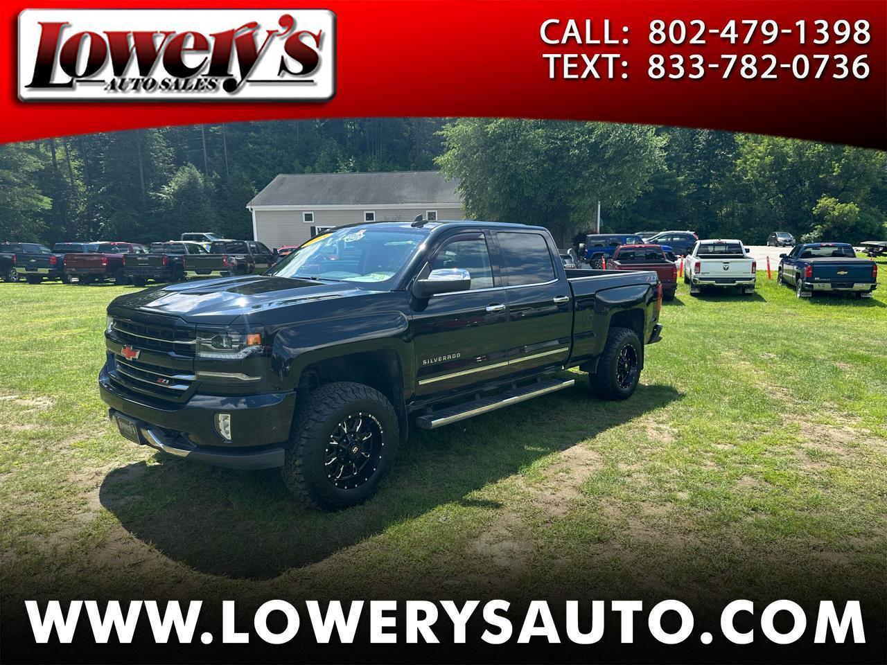 2018 Chevrolet Silverado 1500 4WD Crew Cab 153.0" LTZ w/2LZ