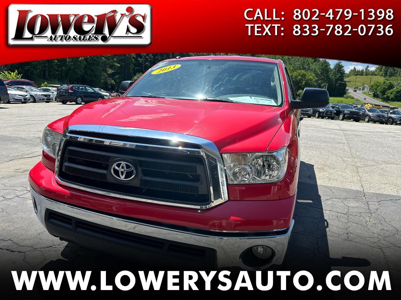 Toyota Tundra 4WD Truck Double Cab 5.7L V8 6-Spd AT (Natl) 2013