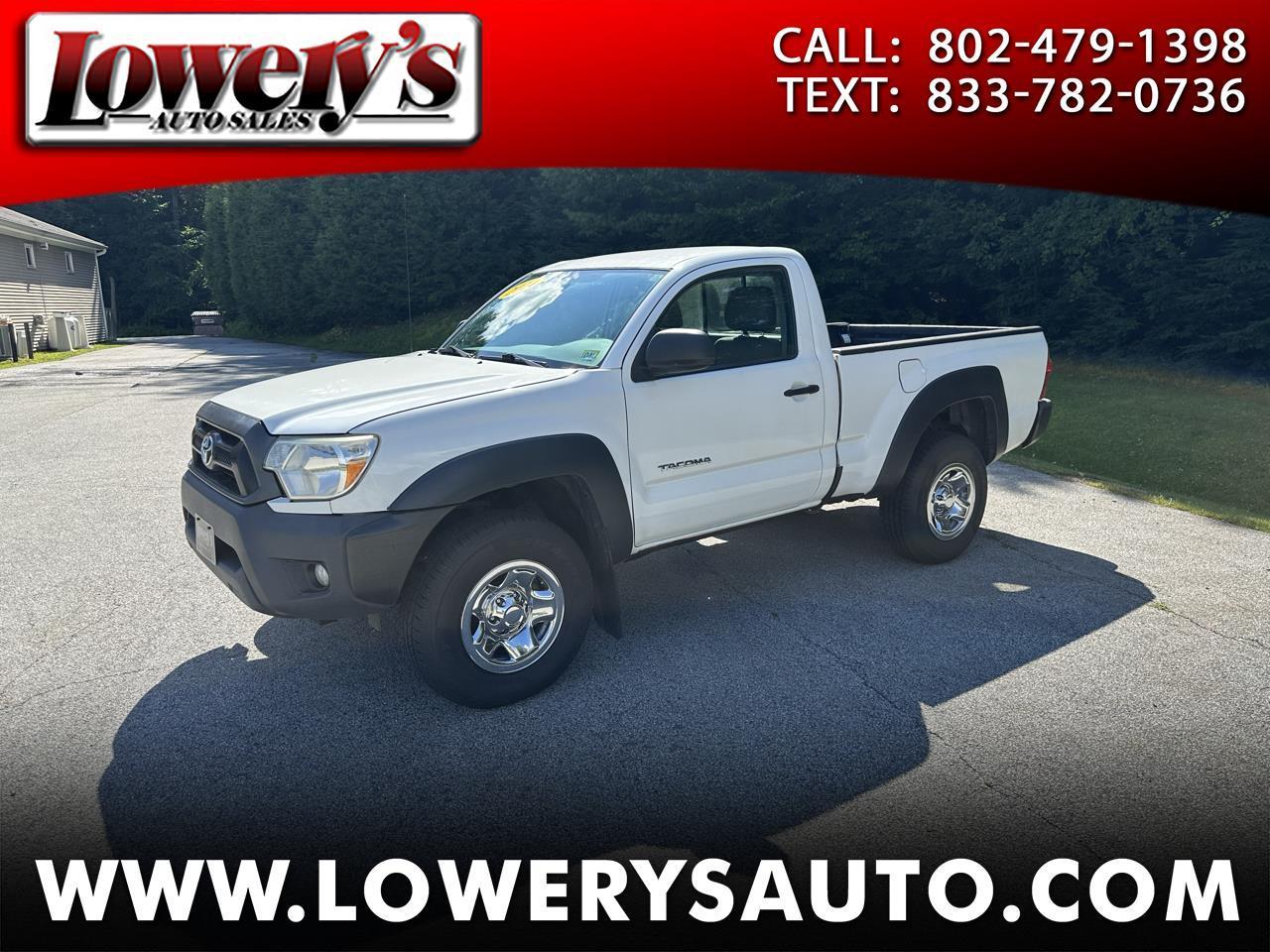 Toyota Tacoma 4WD Reg Cab I4 MT (Natl) 2014