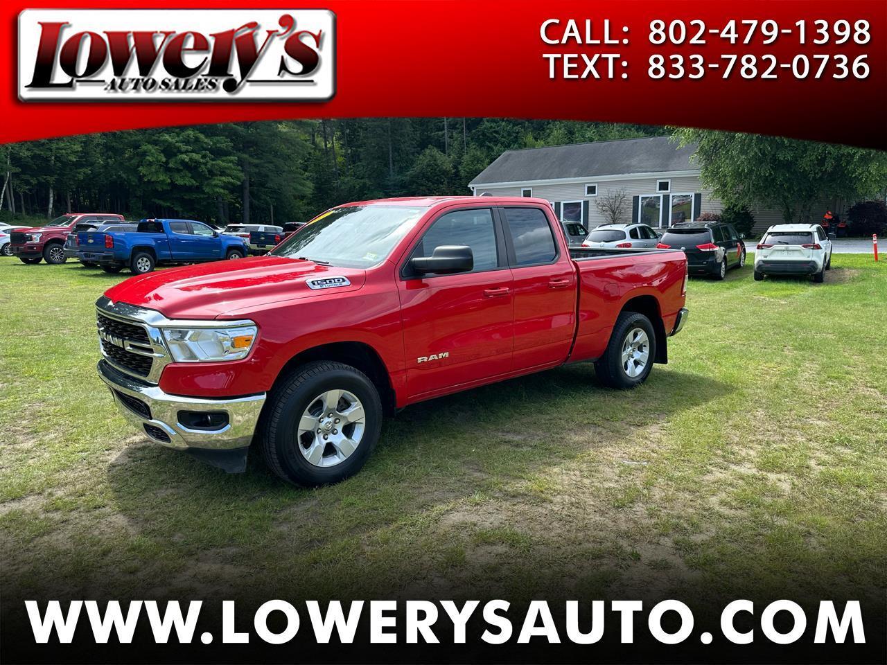 RAM 1500 Big Horn 4x4 Quad Cab 6'4" Box 2022
