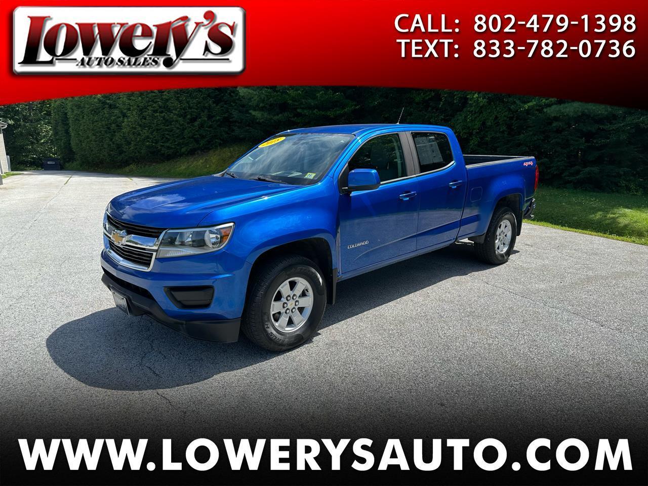 2018 Chevrolet Colorado 4WD Crew Cab 140.5" Work Truck