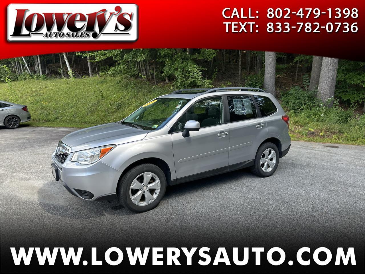 Subaru Forester 4dr CVT 2.5i Premium PZEV 2016