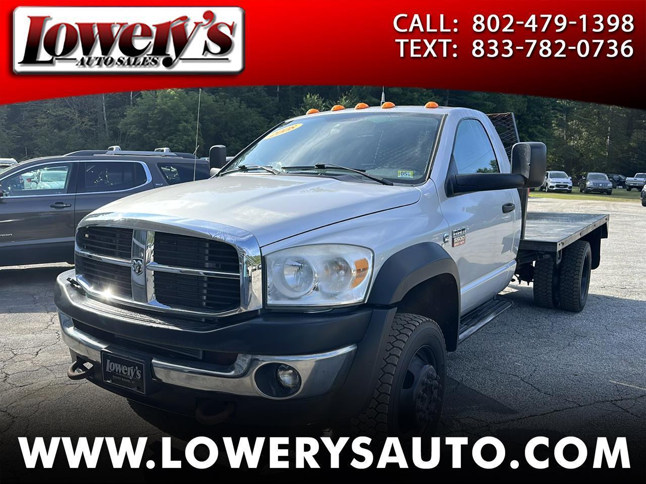 2008 Dodge Ram 5500 4WD Reg Cab 168.5" WB 84" CA