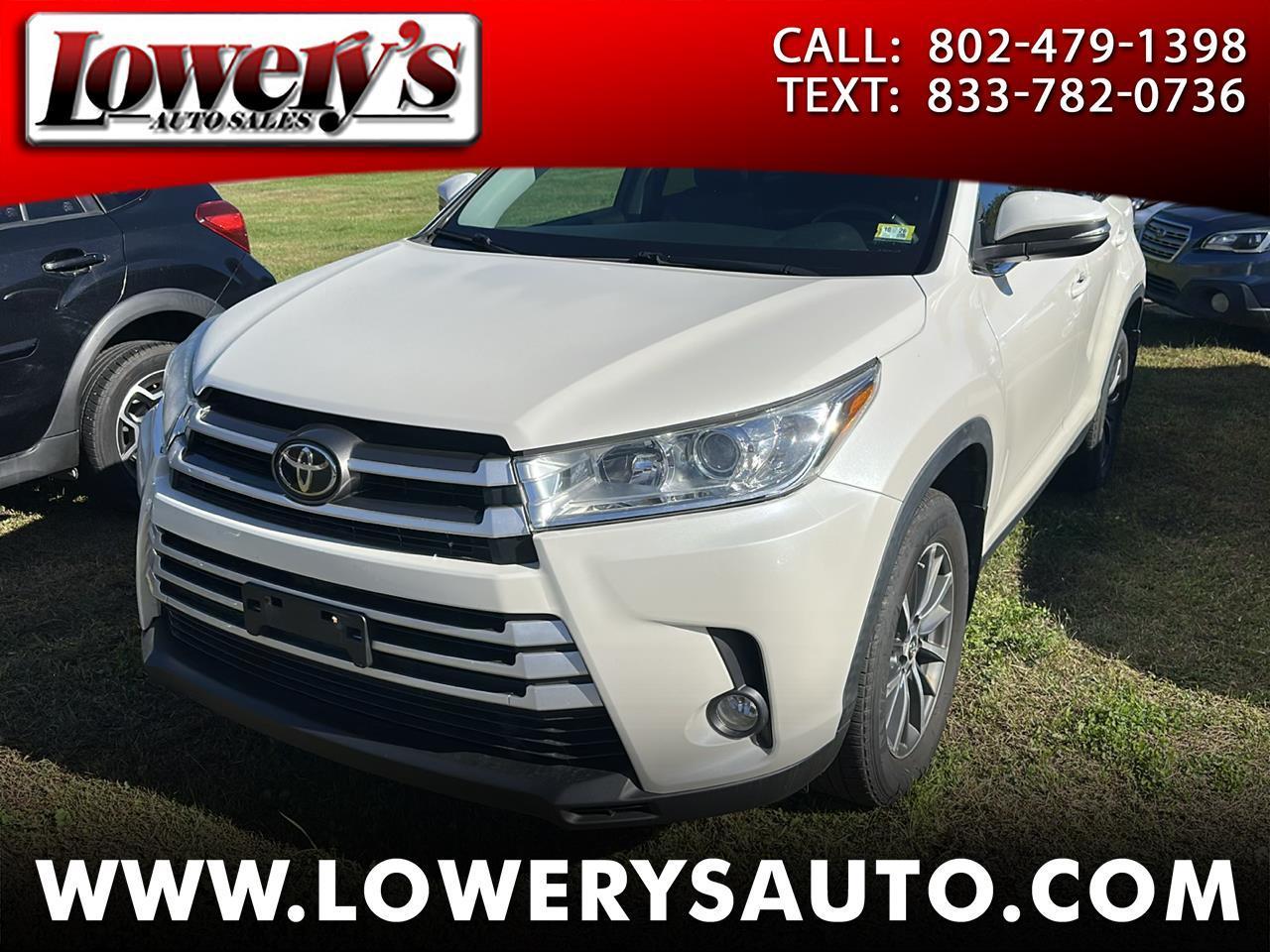 2019 Toyota Highlander XLE V6 AWD (Natl)