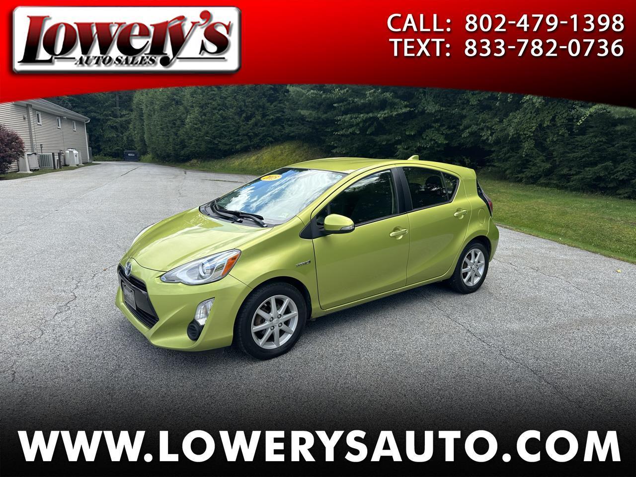 Toyota Prius c 5dr HB Three (Natl) 2015
