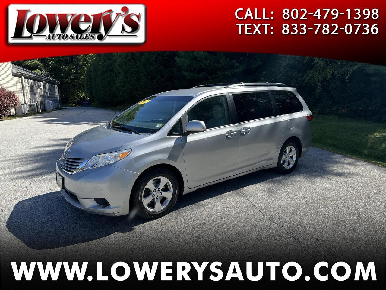 2015 Toyota Sienna E grade