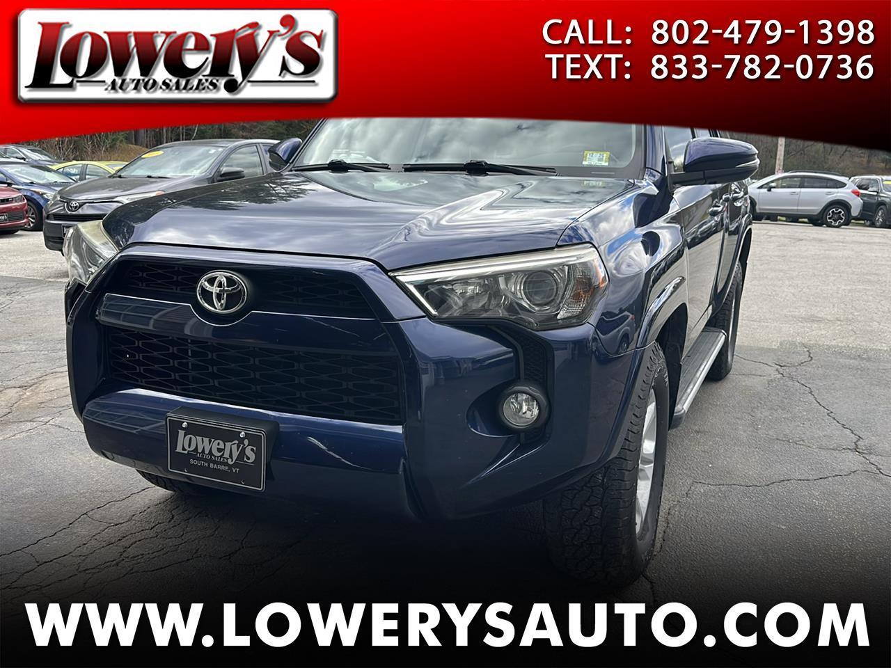 Toyota 4Runner 4WD 4dr V6 SR5 Premium (Natl) 2016