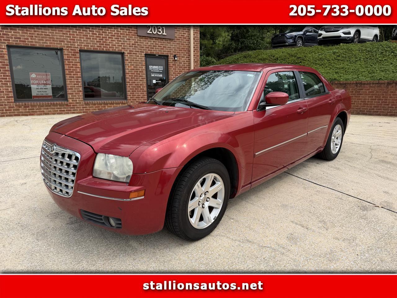 Red 2007 Chrysler 300 Sedan Rear-Wheel Drive Automatic