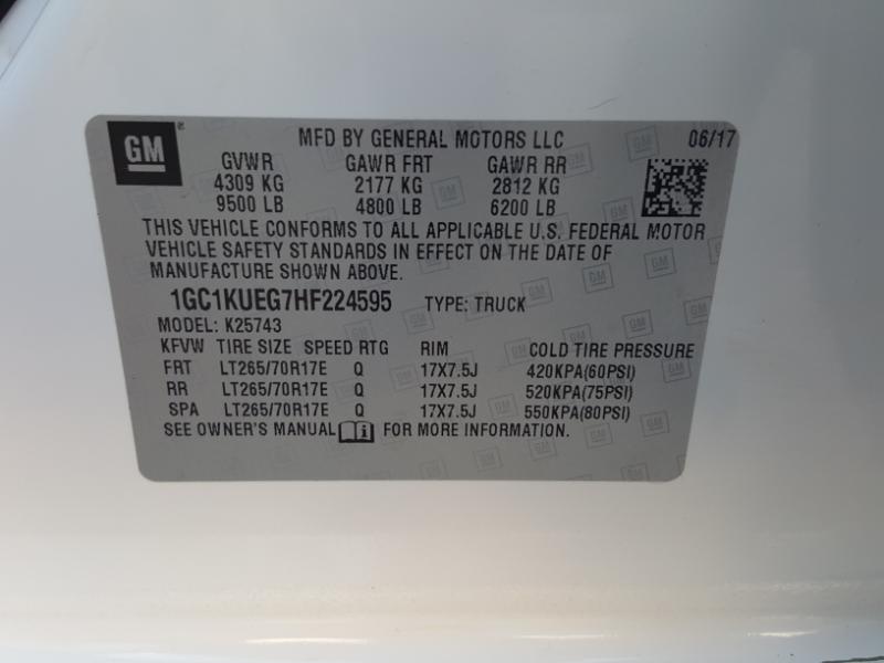 Chevrolet Silverado 2500HD Work Truck Crew Cab 4WD 2017 Chevrolet Silverado 2500HD Work Truck Crew Cab 4WD 2017