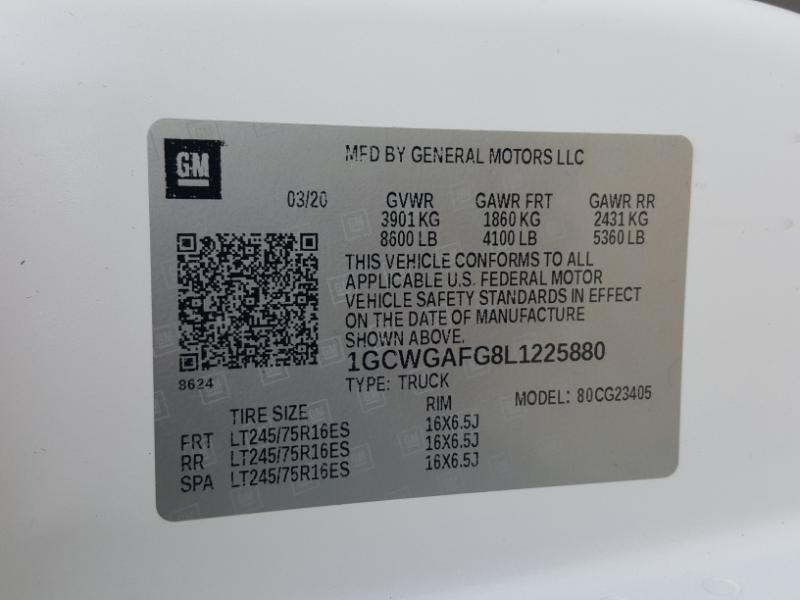 Chevrolet Express 2500 Cargo 2020