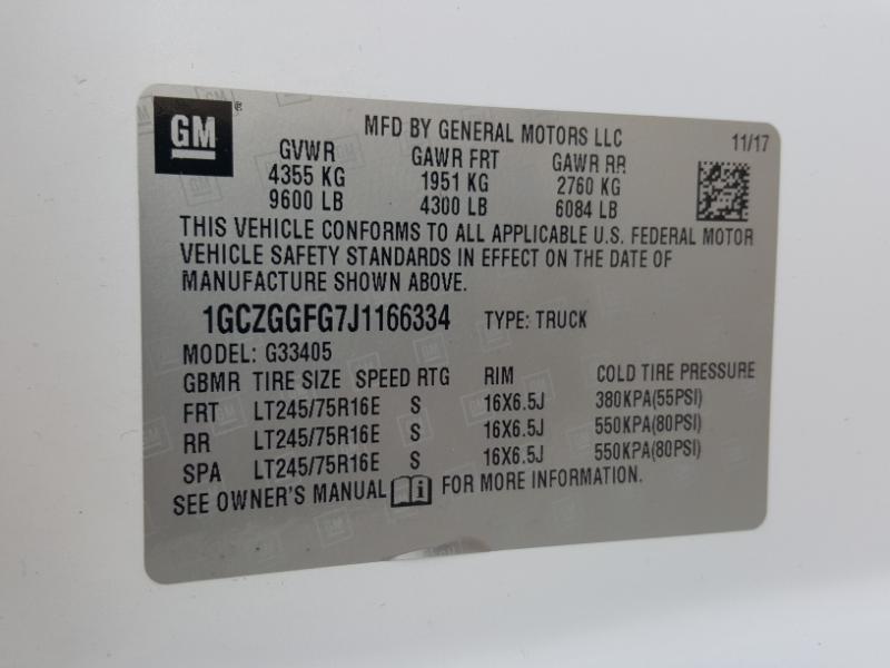 Chevrolet Express 3500 Cargo 2018