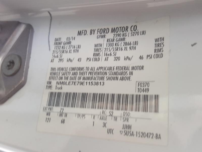 Ford Transit Connect XL w/Rear Liftgate LWB 2014