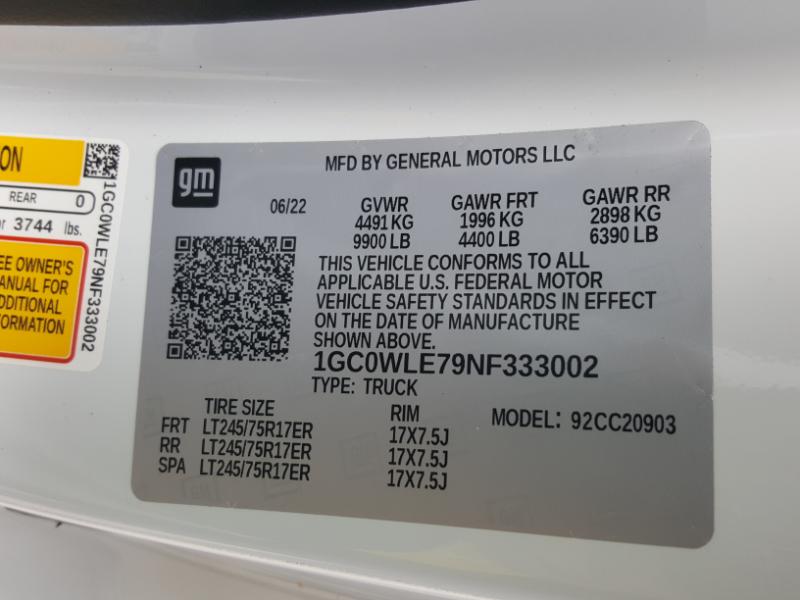 Chevrolet Silverado 2500HD Work Truck 2WD 2022