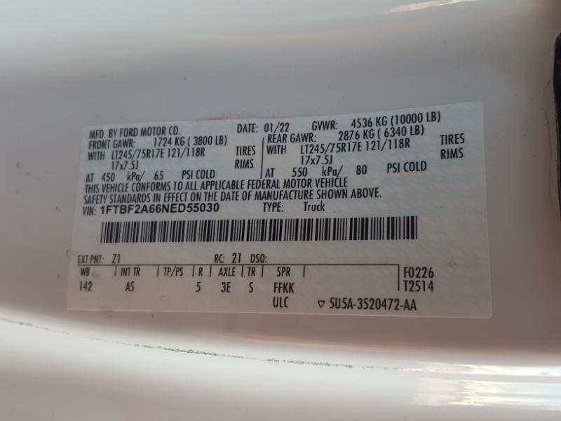 Ford F-250 SD XL 2WD 2022