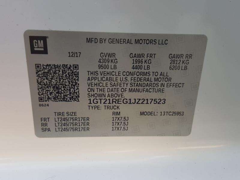 GMC Sierra 2500HD Base Double Cab Long Box 2WD 2018