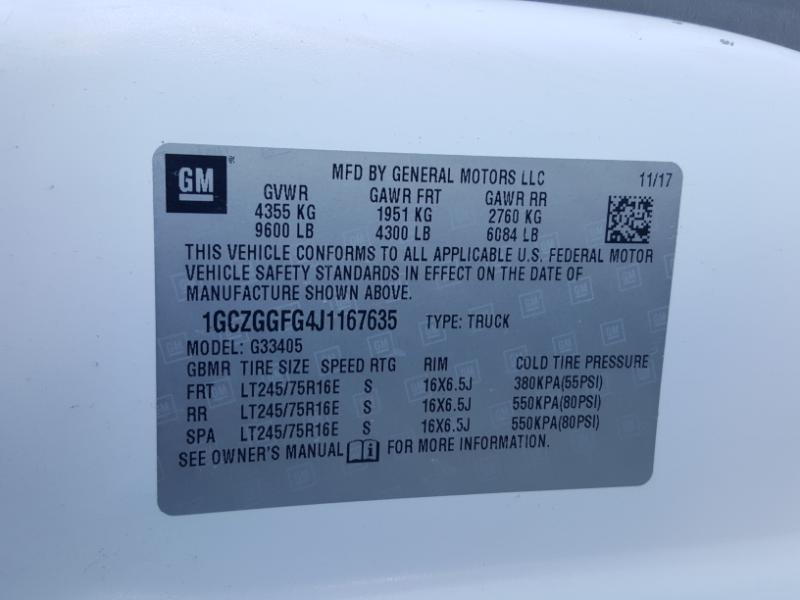 Chevrolet Express 3500 Cargo 2018