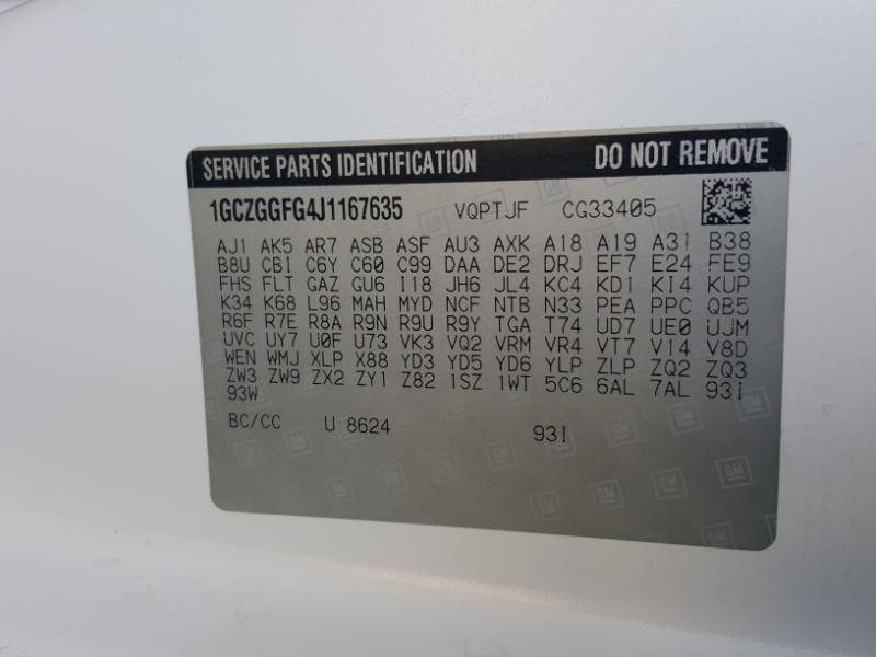 Chevrolet Express 3500 Cargo 2018