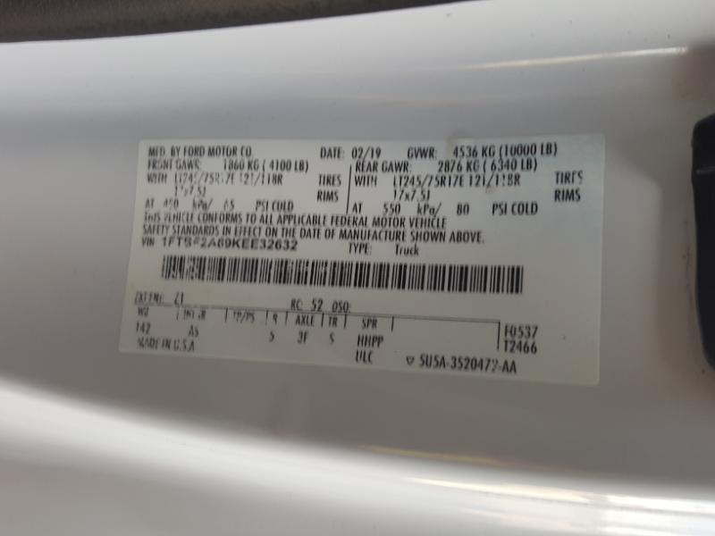 Ford F-250 SD XL 2WD 2019