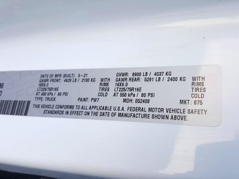 RAM Promaster 2500 High Roof 159-in. WB 2021