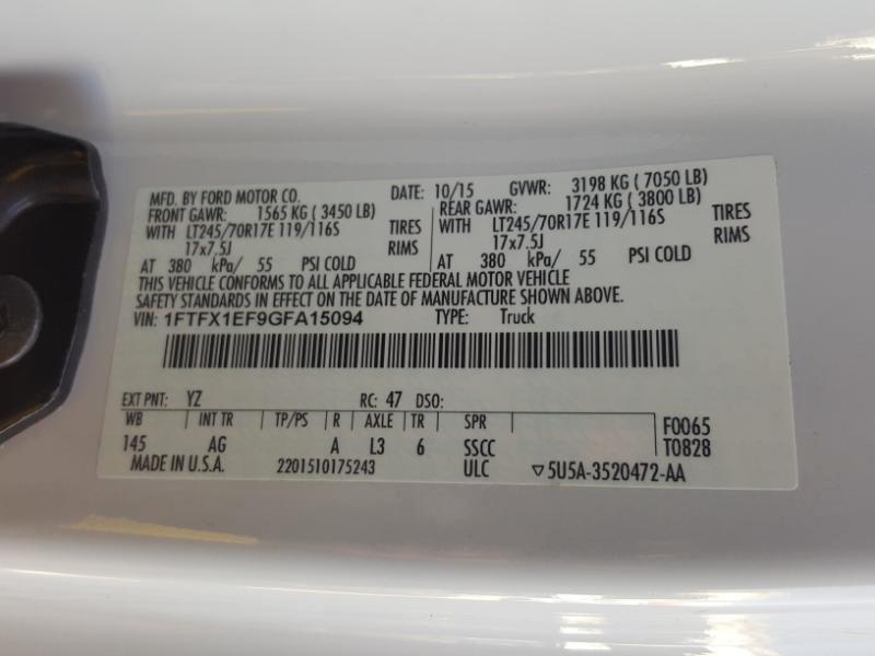 Ford F-150 XL SuperCab 6.5-ft. Bed 4WD 2016