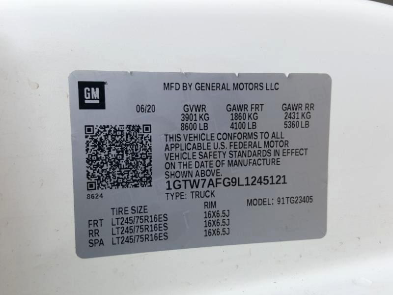 GMC Savana G2500 Cargo 2020