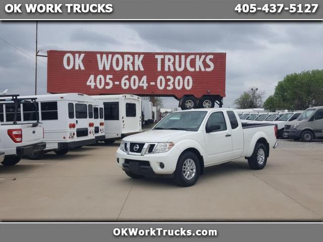 White 2016 Nissan Frontier SV V6 King Cab 4WD Pickup Truck Four-Wheel Drive Automatic