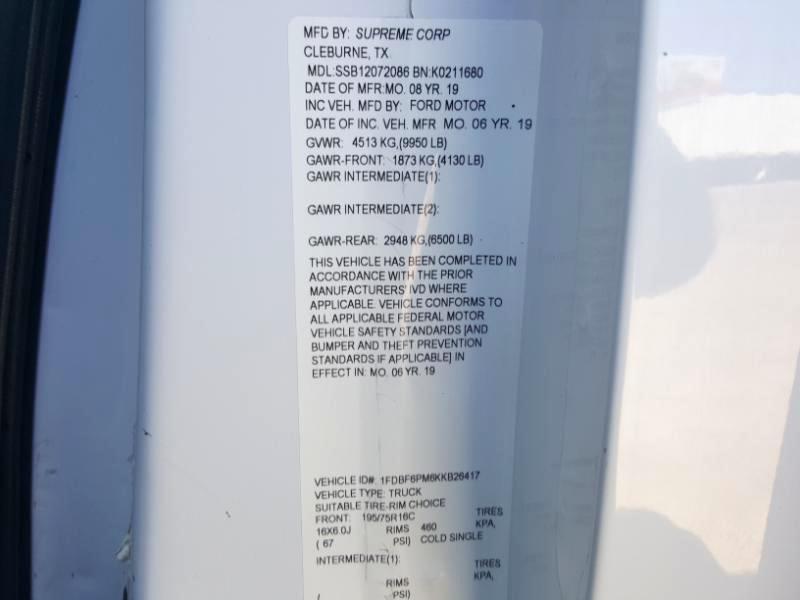 Ford Transit T-350 HD DRW 2019