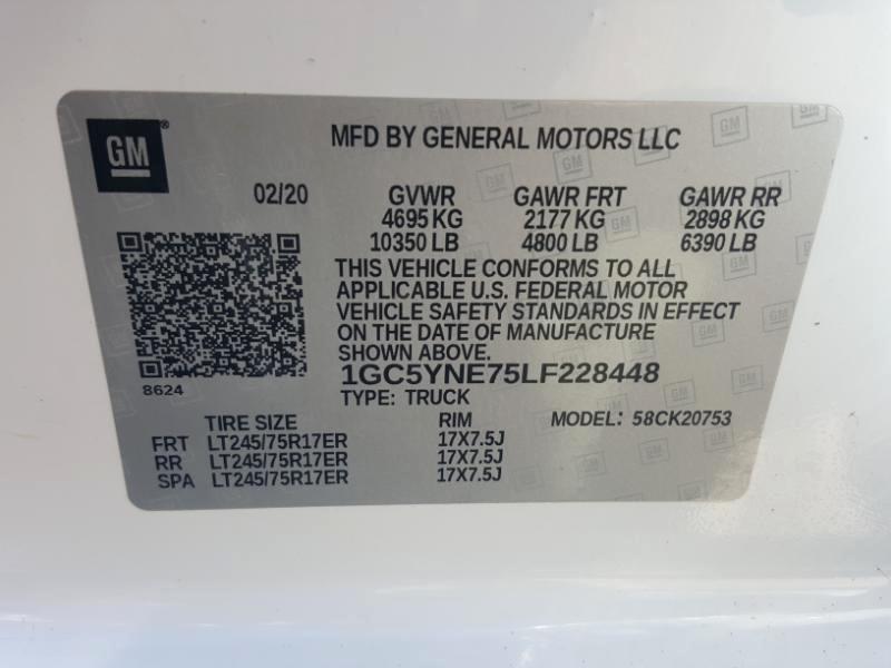 Chevrolet Silverado 2500HD LT Double Cab Short Box 4WD 2020