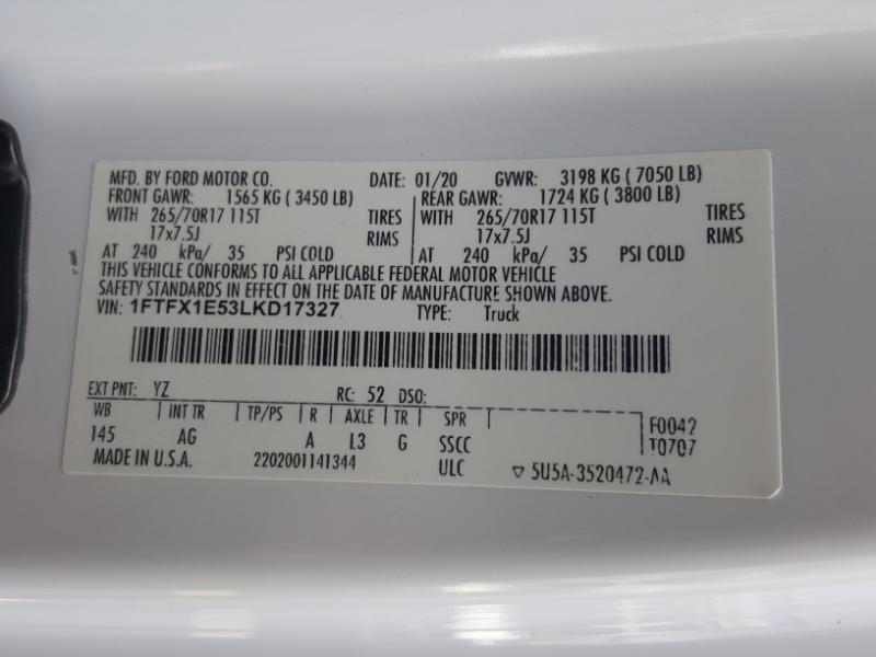 Ford F-150 XL SuperCab 6.5-ft. Bed 4WD 2020