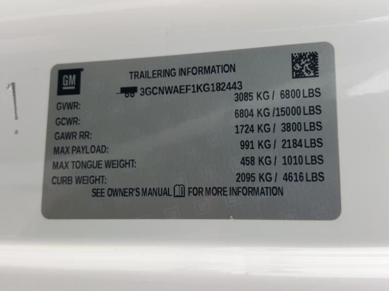 Chevrolet Silverado 1500 Work Truck Long Box 2WD 2019