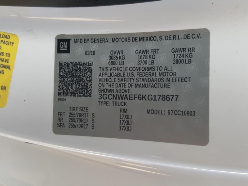 Chevrolet Silverado 1500 Work Truck Long Box 2WD 2019