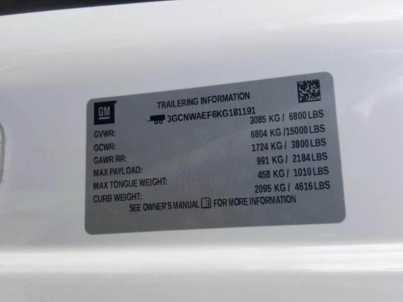 Chevrolet Silverado 1500 Work Truck Long Box 2WD 2019
